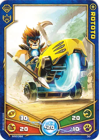 LEGENDS OF CHIMA Deck #1 Game Card 30 - Rototo