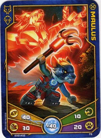 LEGENDS OF CHIMA Deck #1 Game Card 78 - Maulus