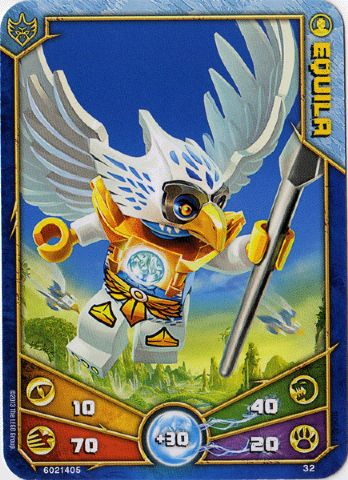 LEGENDS OF CHIMA Deck #1 Game Card 32 - Equila