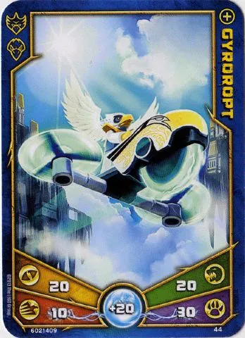 LEGENDS OF CHIMA Deck #1 Game Card 44 - Gyroropt