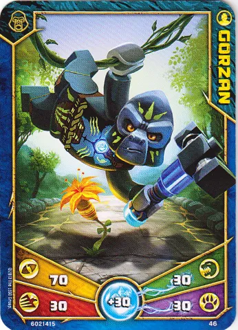LEGENDS OF CHIMA Deck #1 Game Card 46 - Gorzan