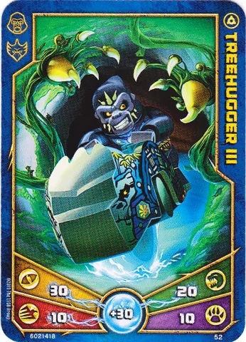 LEGENDS OF CHIMA Deck #1 Game Card 52 - Treehugger III