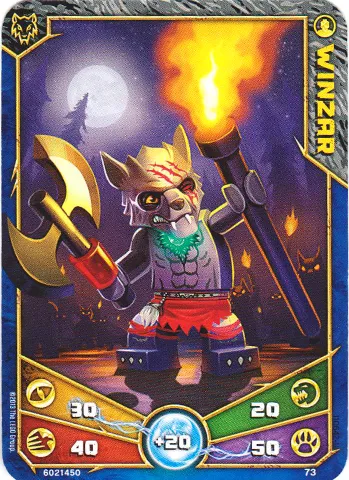 LEGENDS OF CHIMA Deck #1 Game Card 73 - Winzar