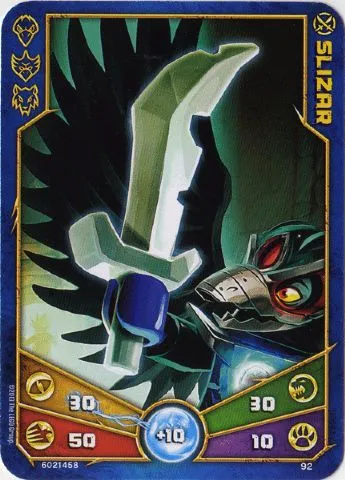 LEGENDS OF CHIMA Deck #1 Game Card 92 - Slizar