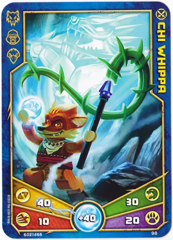 LEGENDS OF CHIMA Deck #1 Game Card 98 - Chi Whippa