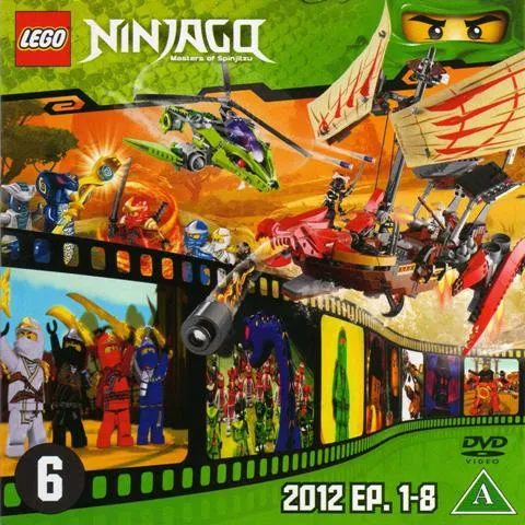Video DVD - NINJAGO Masters of Spinjitzu 2012 Ep. 1-8