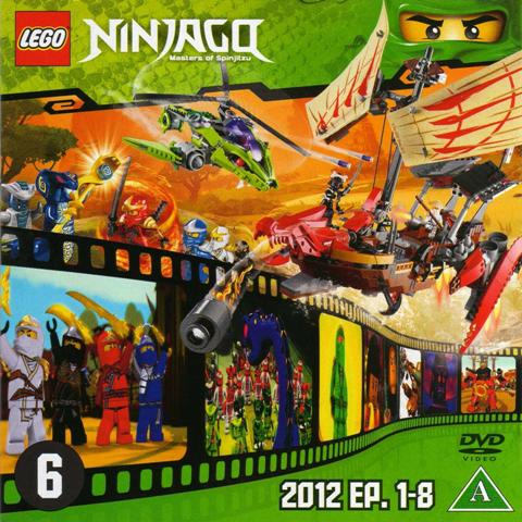 Video DVD - NINJAGO Masters of Spinjitzu 2012 Ep. 1-8