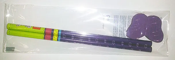 Pencil, 2 Pack with Eraser, Friends