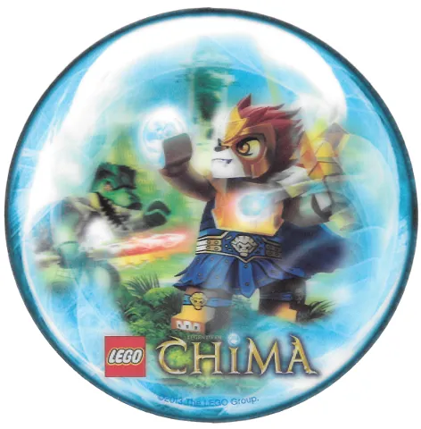 Sticker Sheet, Legends of Chima Round Lenticular - Club Magazine Australia/New Zealand