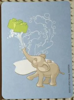 DUPLO Animal Memory Card #8 - Elephant