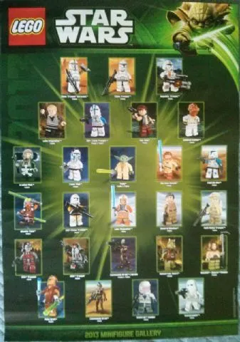 Star Wars 2013 Minifigure Gallery Poster, Spanish Edition (Single Sided)