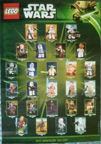 Star Wars 2013 Minifigure Gallery Poster, Spanish Edition (Single Sided)