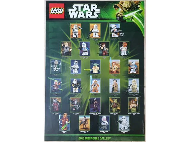 Star Wars 2013 Minifigure Gallery Poster (Non-Folded)