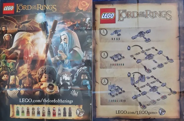 Lord of the Rings Dual-Sided Game Poster