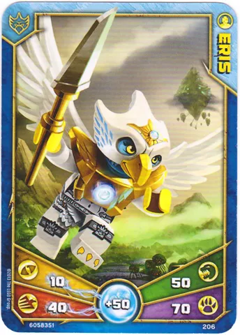 LEGENDS OF CHIMA Deck #2 Game Card 206 - Eris