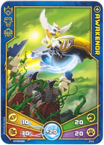 LEGENDS OF CHIMA Deck #2 Game Card 210 - Awakenor
