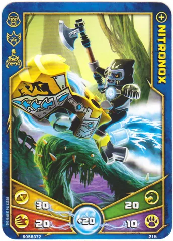 LEGENDS OF CHIMA Deck #2 Game Card 215 - Nitronox