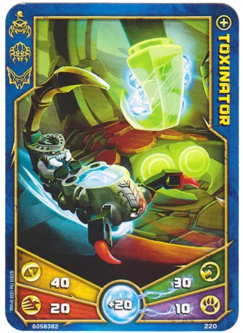 LEGENDS OF CHIMA Deck #2 Game Card 220 - Toxinator