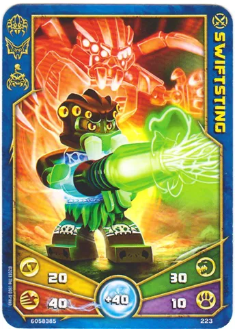 LEGENDS OF CHIMA Deck #2 Game Card 223 - Swiftsting