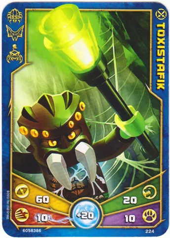 LEGENDS OF CHIMA Deck #2 Game Card 224 - Toxistafik