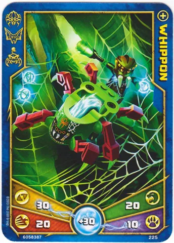 LEGENDS OF CHIMA Deck #2 Game Card 225 - Whippon