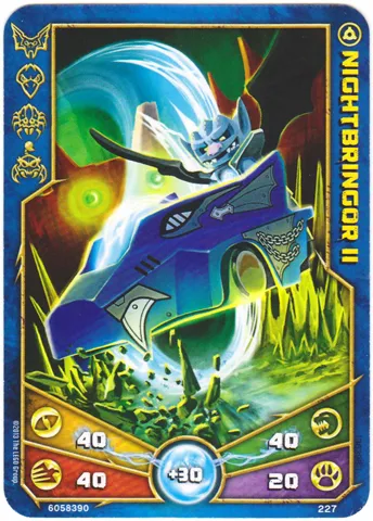 LEGENDS OF CHIMA Deck #2 Game Card 227 - Nightbringor II