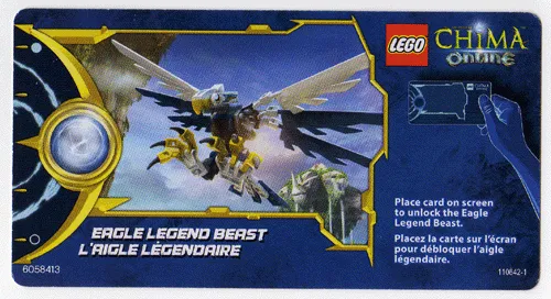 LEGENDS OF CHIMA Online Card - Eagle Legend Beast