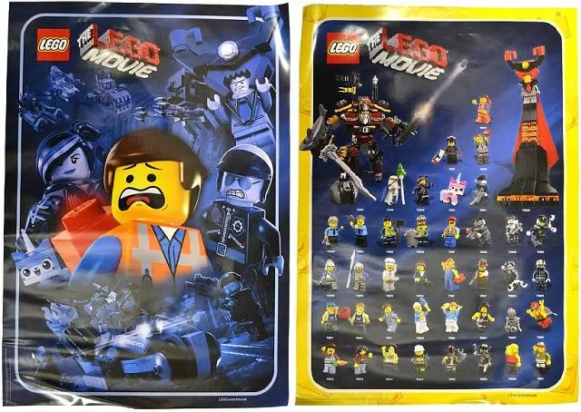 The LEGO Movie Poster, Minifigure Gallery, Double-Sided (6071119/6071127)