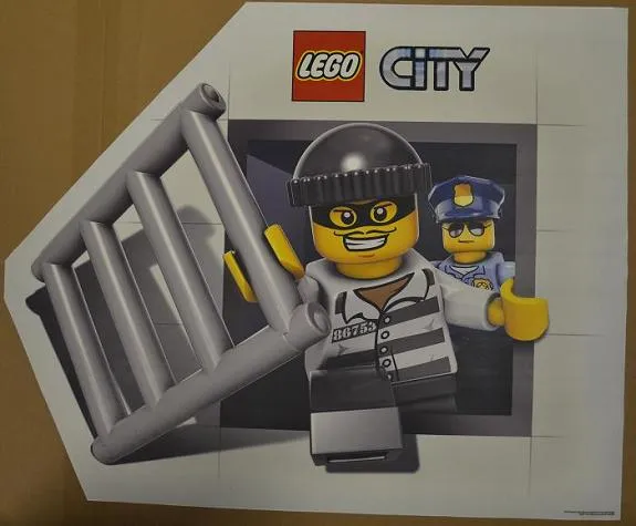 Sticker Sheet, City Police, Extra Large (6071385/6075966)