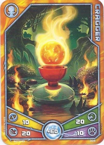 LEGENDS OF CHIMA Deck #3 Game Card 308 - Cragger