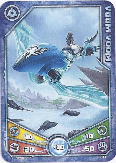 LEGENDS OF CHIMA Deck #3 Game Card 344 - Voom Voom