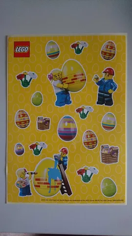 Sticker Sheet, Easter, Sheet of 19