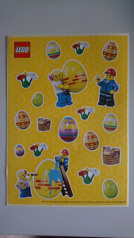 Sticker Sheet, Easter, Sheet of 19