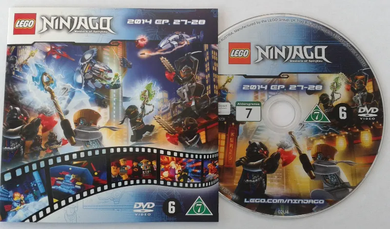 Video DVD - NINJAGO Masters of Spinjitzu Ep. 27-28