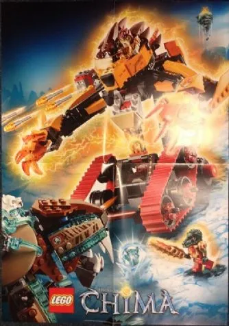 Legends of Chima Poster, Laval's Fire Lion