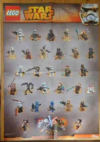 Star Wars Rebels 2015 Minifigure Gallery, Single Sided