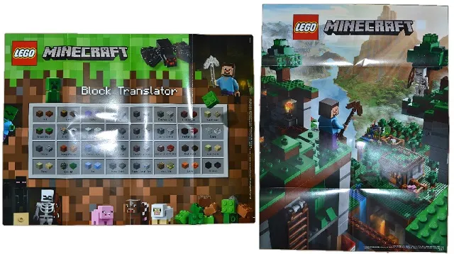 Minecraft Poster, Block Translator, Double-Sided