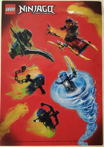 Sticker Sheet, NINJAGO Masters of Spinjitzu (Possession), Sheet of 7