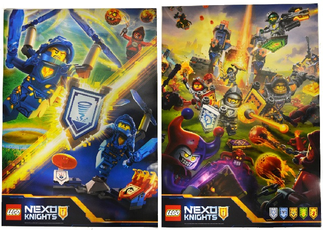 Poster Nexo Knights, Double-Sided showing Minifigures (6149204_6157212)