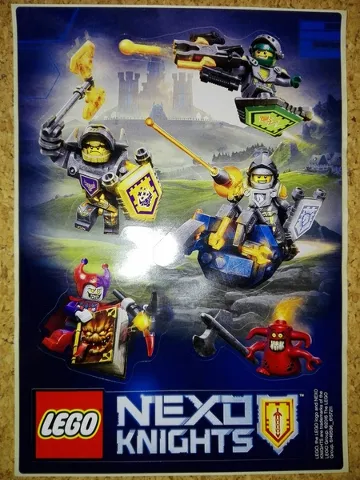 Sticker Sheet, Nexo Knights, Battle Stickers, Sheet of 5