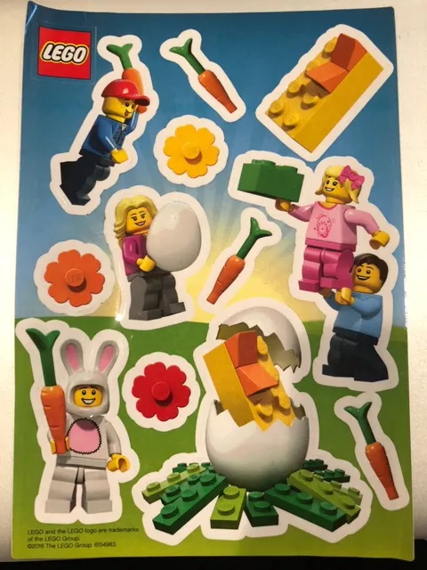 Sticker Sheet, Easter, Sheet of 12 (Promotional)