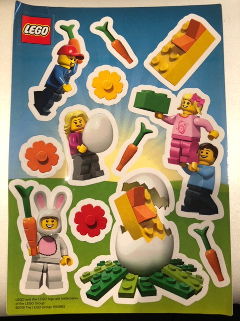 Sticker Sheet, Easter, Sheet of 12 (Promotional)