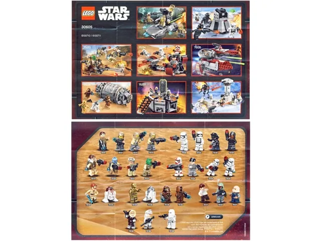 Star Wars 2016 Mini Poster Double-Sided Sets / Minifigures Gallery (6155710 / 6155711)
