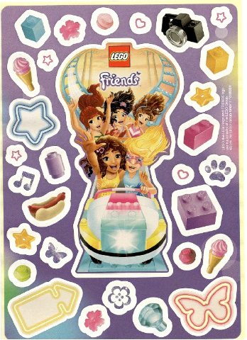 Sticker Sheet, Friends, Sheet of 30 - (6165717 / 6165664)