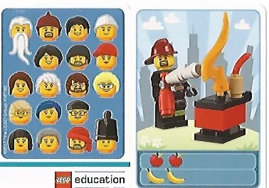 Community Set 45022 Game Card 03 - Fireman