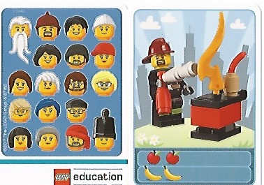 Community Set 45022 Game Card 03 - Fireman