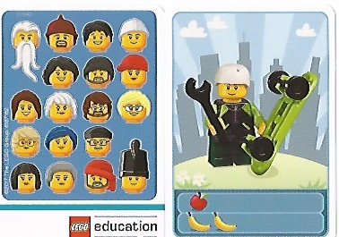 Community Set 45022 Game Card 08 - Skateboarder