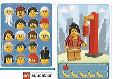 Community Set 45022 Game Card 13 - Fancy Woman