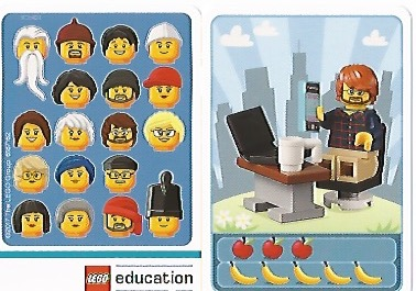 Community Set 45022 Game Card 15 - Office Worker