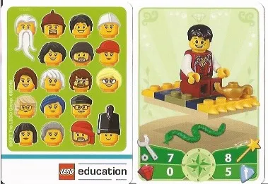 Education Set 45023 Game Card 01 - Aladdin